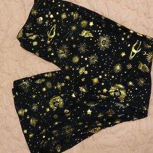 Celestial flared leggings yoga pants ~ 2XL